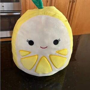Squishmallows Yellow and White Lemon Plush